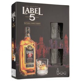 Tienerjaren Mars Mus Label 5 Whisky Met 2 glazen 70 cl | €16.99 | DirckIII