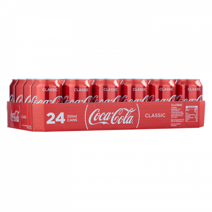 Middag eten teksten Elektricien Coca-Cola Regular Blik 24 x 33 cl | €12.5 | DirckIII