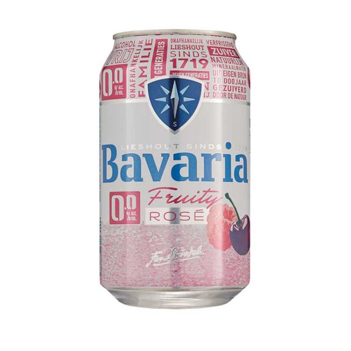 Brochure Kostbaar Bloemlezing Bavaria Fruity rosé 0,0% 33 cl | €0.66 | DirckIII