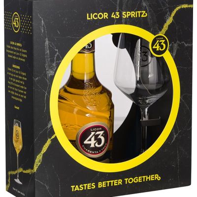 Licor 43 + Spritz glas 70 cl