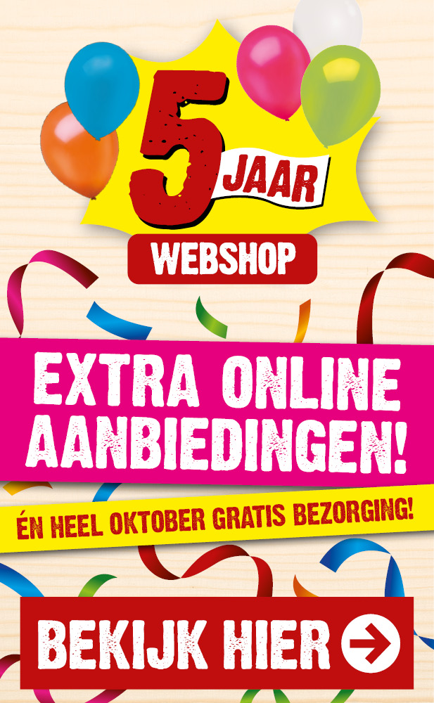 5 jaar webshop!