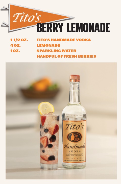 Tito's Berry Lemonade